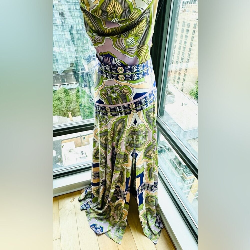 🆕 BRONX & BANCO 🧿 NWOT Leo Bali Gown - SIZE S - US 4 - Picture 7 of 16